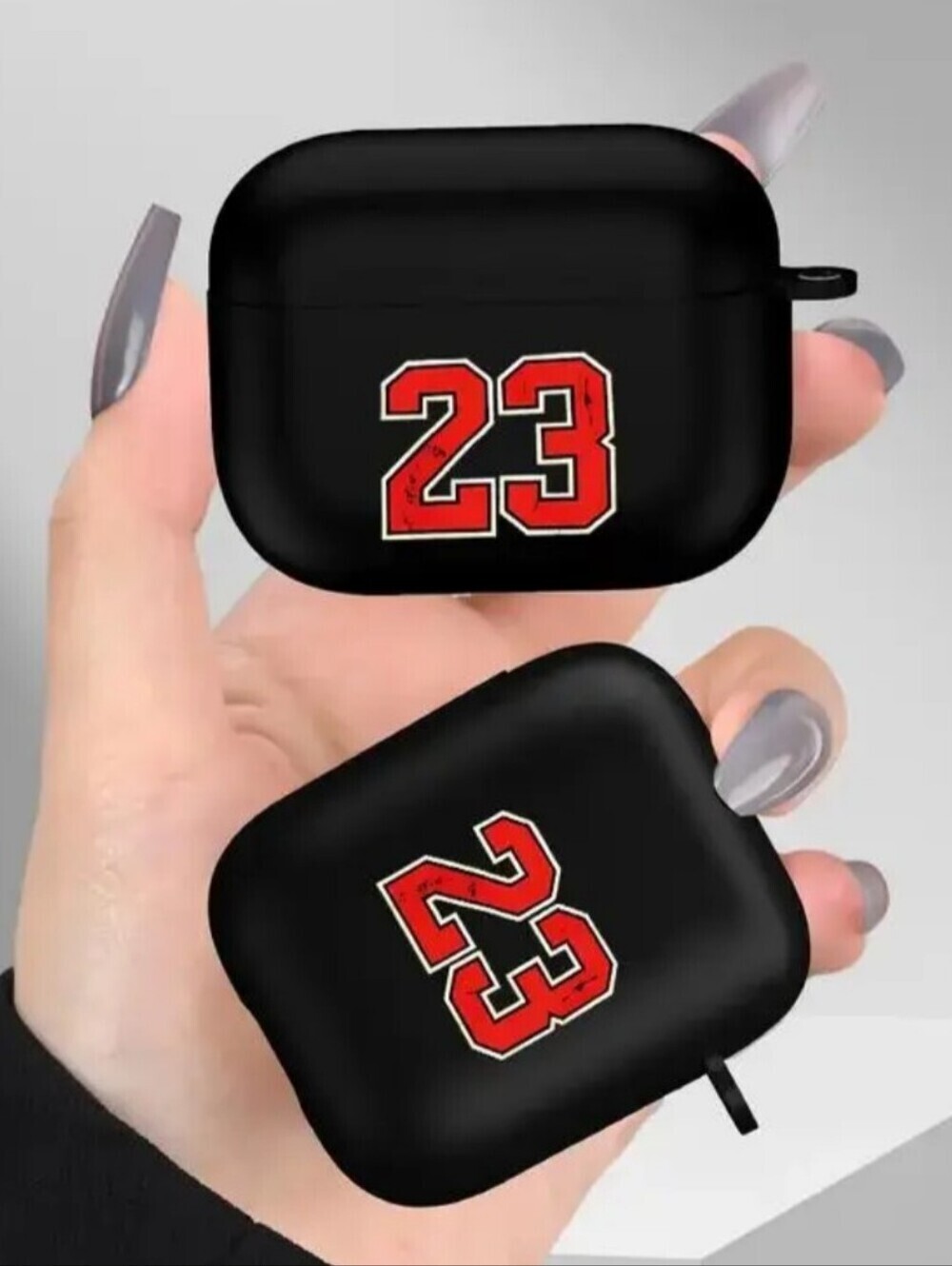 AIRPOD 3 Michael Jordan #23 Black Wireless Earbuds Charging Case - Picture 2 of 5